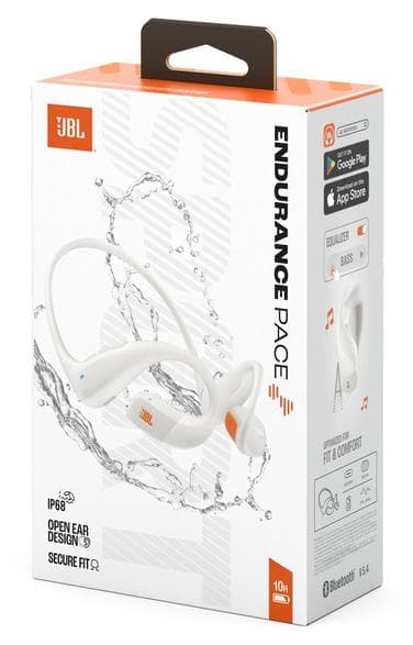 JBL Endurance Pace trådløse hovedtelefoner hvide