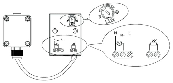 Skumringssensor MCE-35