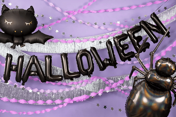 Halloween folieballon 280x46 cm sort