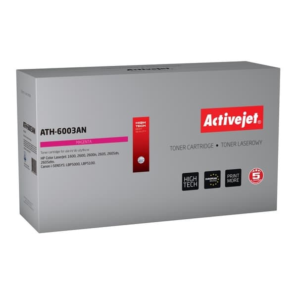 ActiveJet-toner til HP 124A Q6003A, 2000 sider, magenta