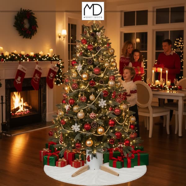 More&Deco julgransfot med lock, stabil för vatten och vind