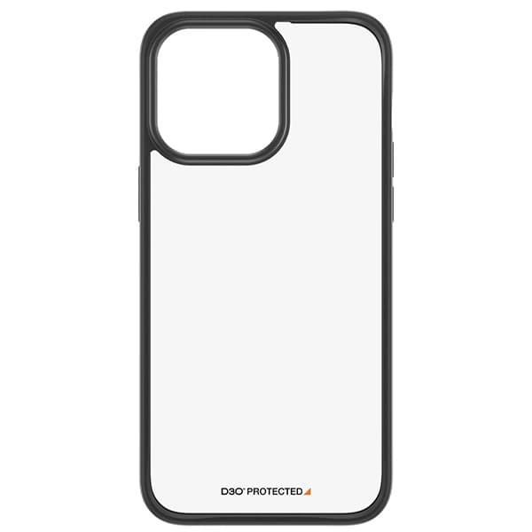 PanzerGlass ClearCase til iPhone 15 Pro Max, certificeret i militærkvalitet - klar sort