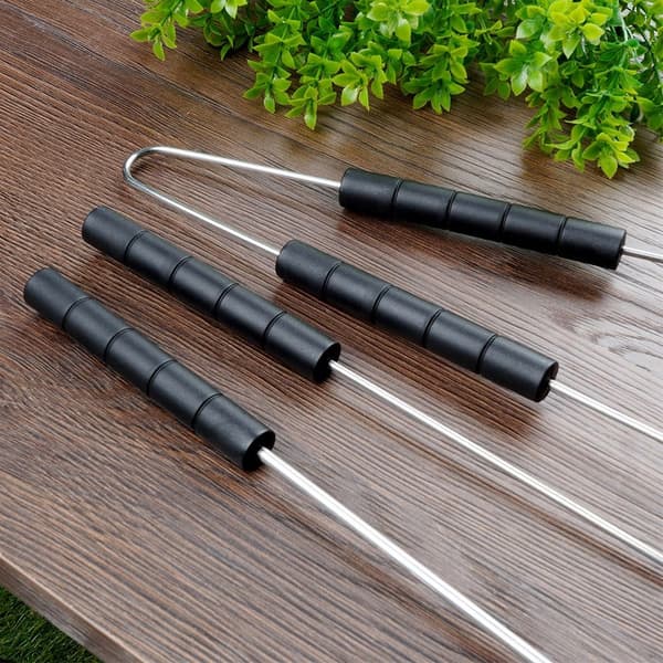 Stål grillredskap set 3 delar