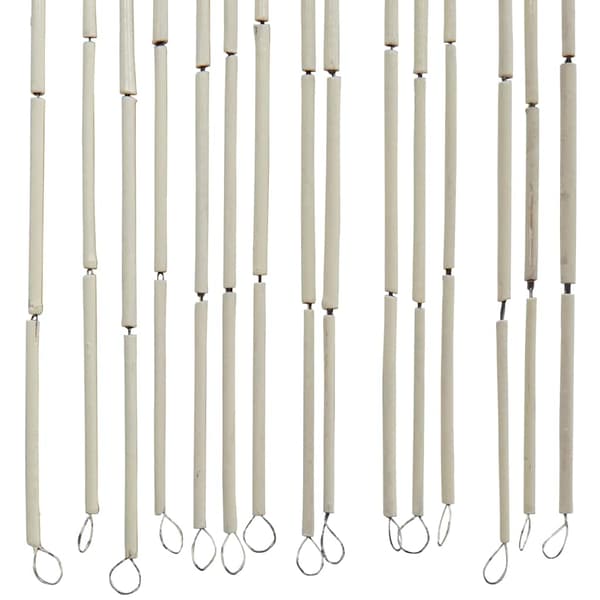 vidaXL Flugnät i bambu med tryck 100x200 cm bambu
