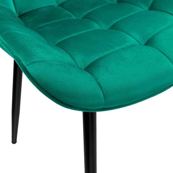 NORMAN Velvet mørkegrøn fløjlsstol