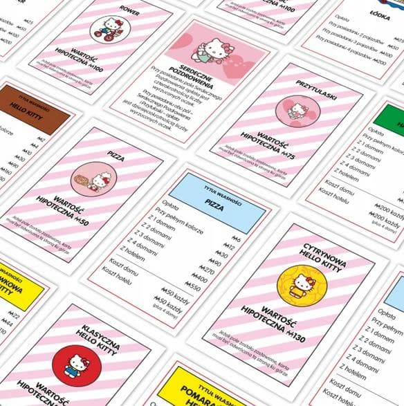 VOITTOLIIKKEET Monopoly Hello Kitty monivärinen lautapeli