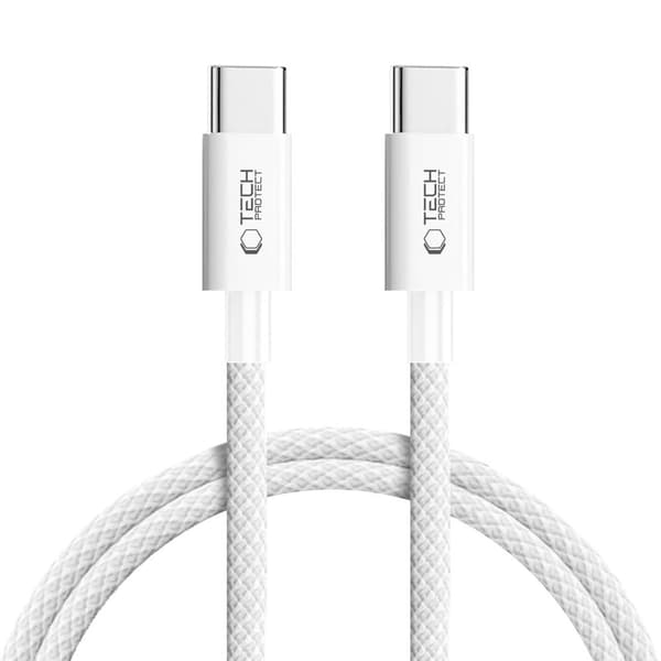 TECH-PROTECT ULTRABOOST LITE TYPE-C KABEL PD60W/3A 100CM KØLIG GRÅ