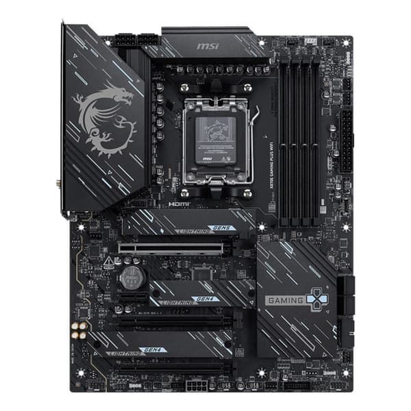MSI X870E GAMING PLUS WIFI bundkort, AMD Ryzen understøttelse