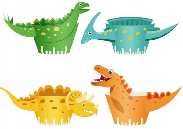 Cupcakeforme, muffins, cupcakes, DINOSAUR, 8 stk.