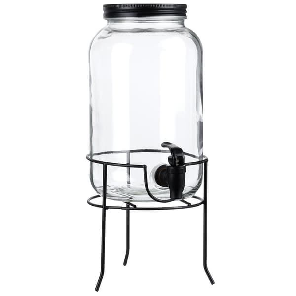 Drikkebeholder med hane og sort stativ 3,2 l