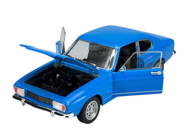 WELLY 1969 FORD CAPRI BLÅ 1:24 24069