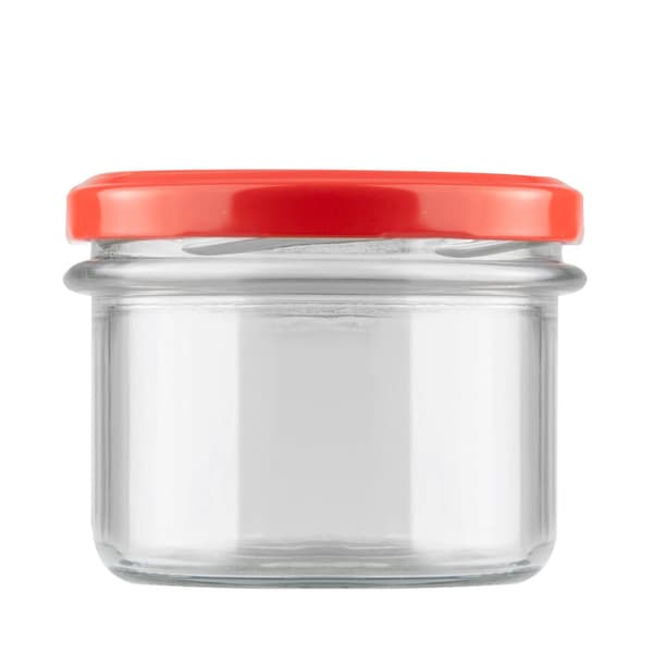 15x glaskrukke 235 ml honningmarmelade champignonpaté syltetøjsglas
