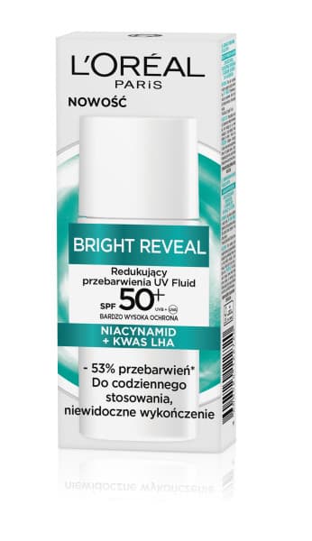 L'Oreal Paris Bright Reveal Reducerende Misfarvning UV Fluid med SPF50+ 50ml
