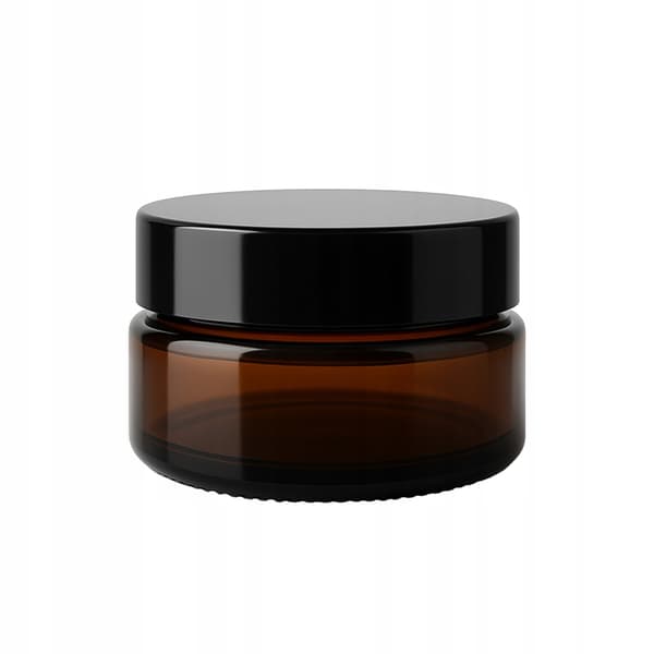 20x brune glaskrukker 20 g 20 ml til mørk glascreme