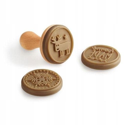 3x Formstempel til småkagedekoration