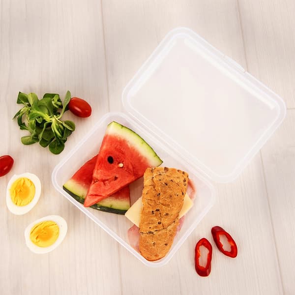Frokostbeholder transparent hest 750 ml