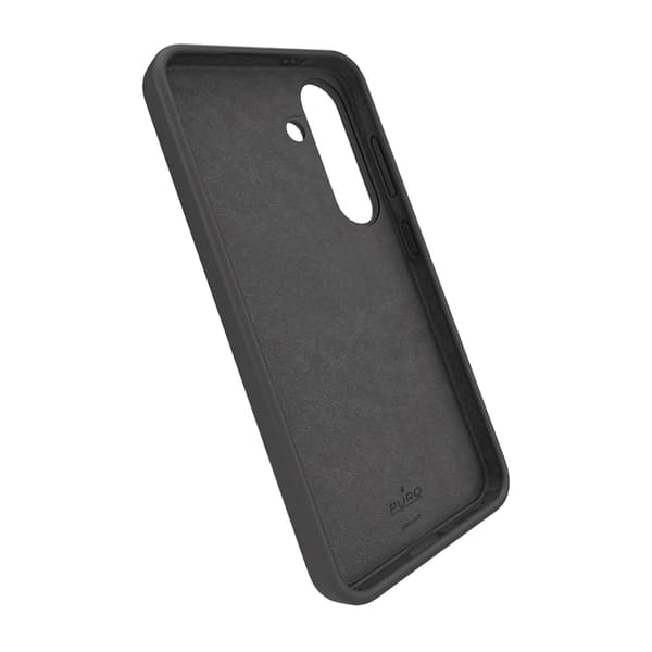 Puro Icon Silikone Etui til Samsung Galaxy S25+ - Sort