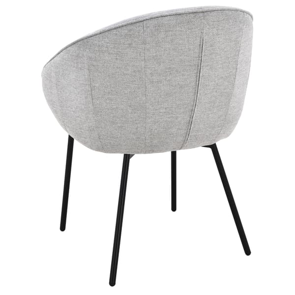 OTILO klädd fåtölj, tyg, grå