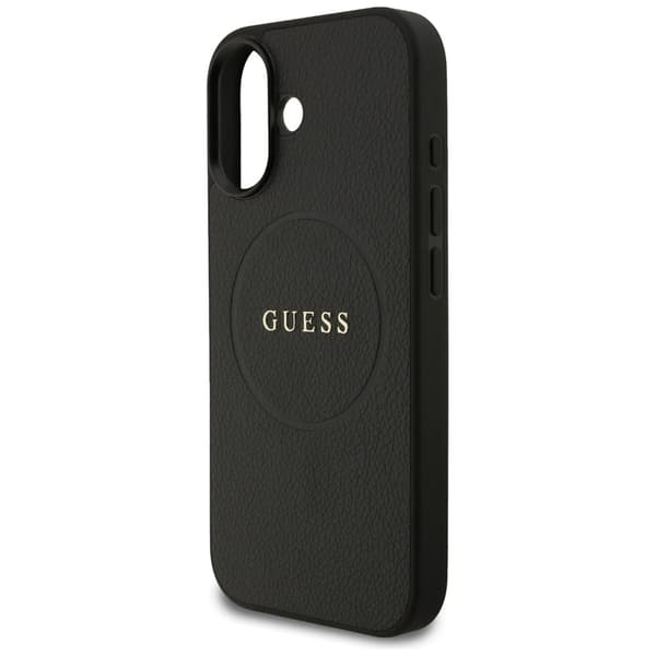 Guess Grained Ring MagSafe-skal till iPhone 17 – svart