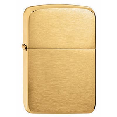 ZIPPO REPLICA BRUSH BRASS 60001170 lighter