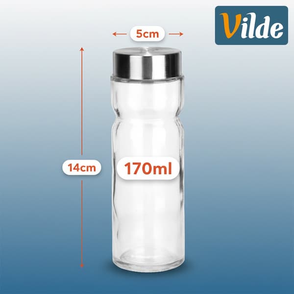 Salt- og peberkar i glas 170 ml 2 stk.