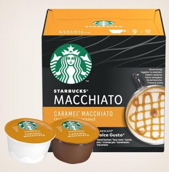 Kapslar STARBUCKS CARAMEL MACCHIATO 12 st.
