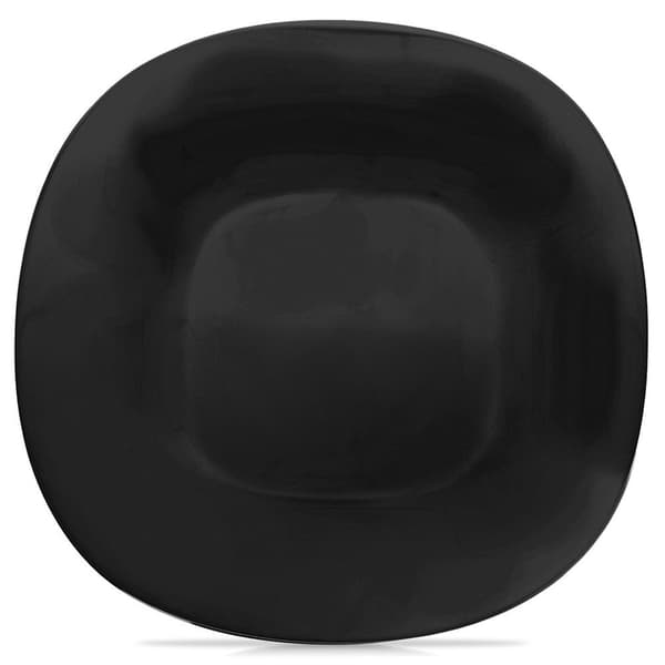 Spisetallerken flad glas sort LUNA 26,5 cm