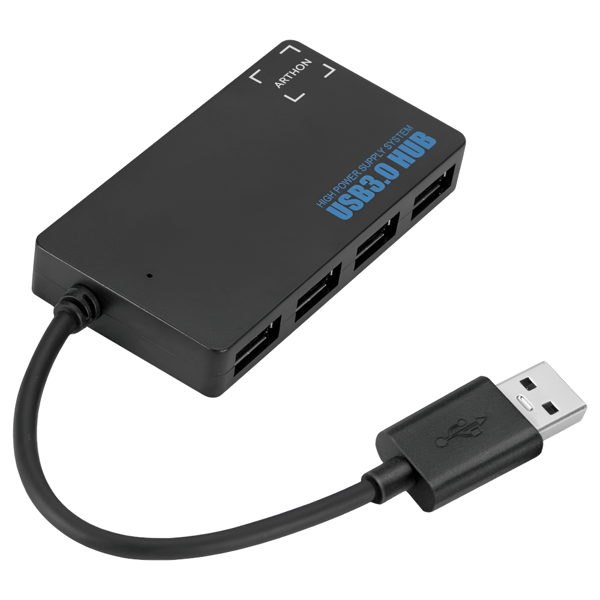 4-port USB 3.0-hub 1x4 5Gbps