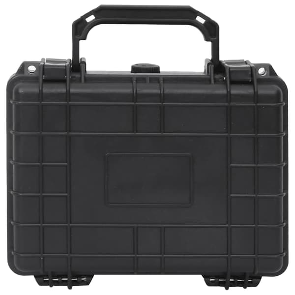 vidaXL flightcase, sort, 24x19x11 cm, PP