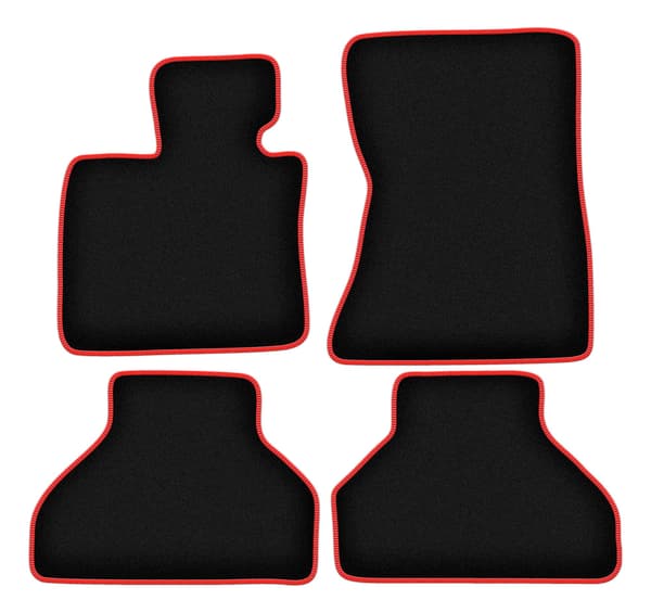 Velour måtter med rød rand til: BMW X5 E70 SUV (2006-2013)