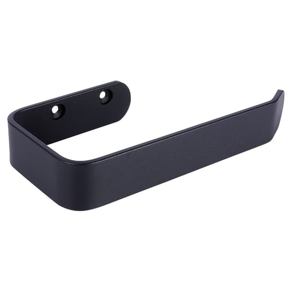 Sort metal toiletpapirholder