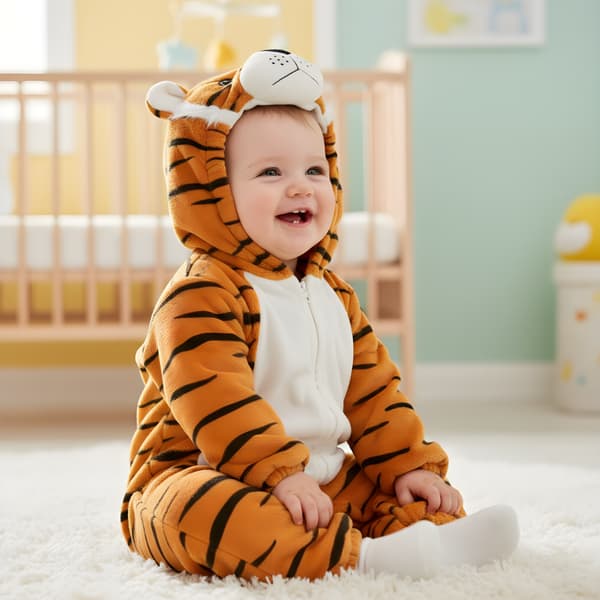 Heldragt til baby Tiger 100 cm: 85-93 cm