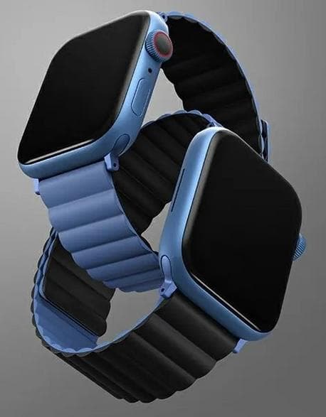 UNIQ Revix Rem til Apple Watch 42/44/45mm Sort og Blå