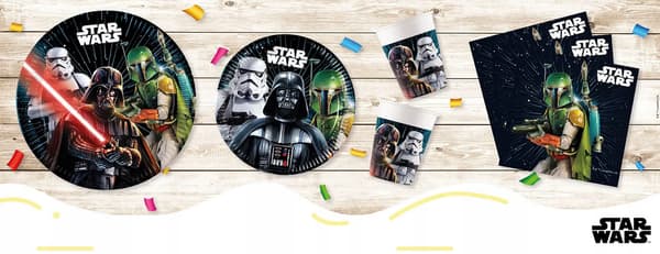 STAR WARS tallrikar Star Wars 20cm 8st.