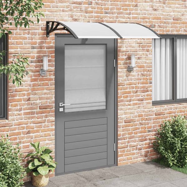 vidaXL Dörrtak svart 150x100 cm polykarbonat