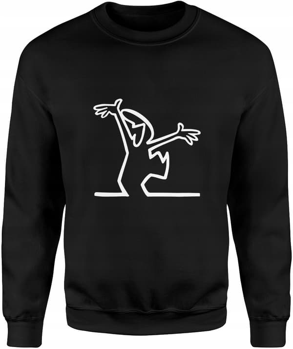 HERRSWEATSHIRT MED TRYCK ROLIG SWEATSHIRT MED TRYCK R L