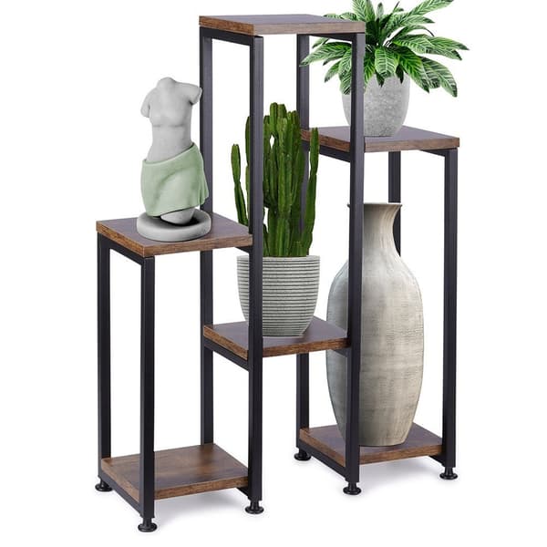 Metallblomsterställ 6-nivå 70 cm