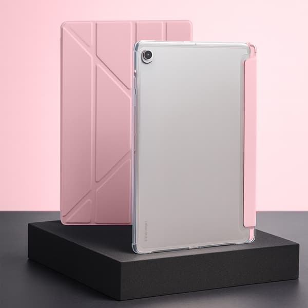 Klar Trifold Etui Galaxy Tab S6 Lite 22/24 - Lyserød