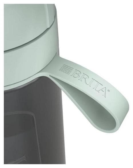 BRITA Active 0.6 l Suodatinpullo Pastellinen vihreä + 2 MicroDisc-suodatinta