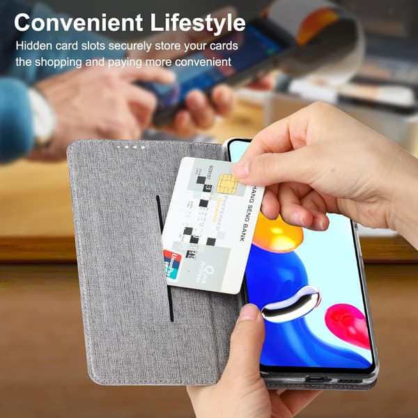 LÄPPÄSUOJA XIAOMI REDMI NOTE 11 PRO 4G/NOTE 11 PRO 2022 -PUHELIMILLE, HARMAA