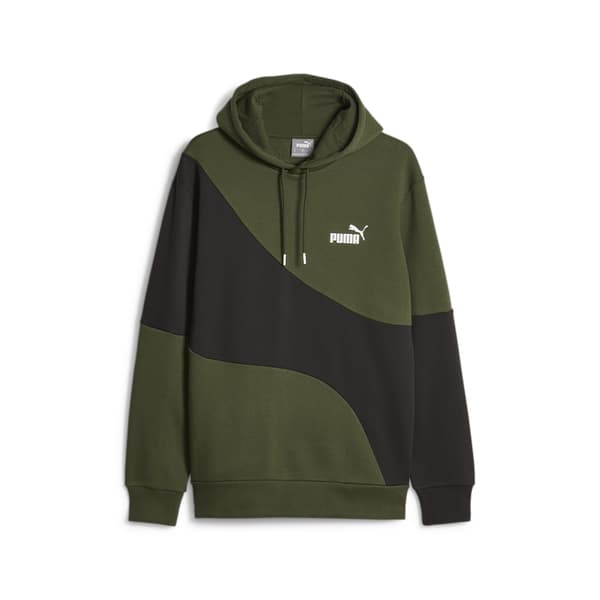 Herrluvtröja Puma POWER CAT FL grön 67409931 r M
