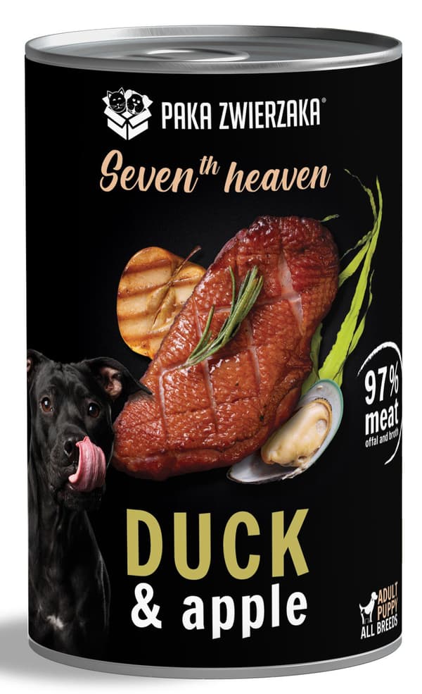 Pet Paka | Seventh Haven | Våtfoder för hundar 400g - Anka med äpple 400g