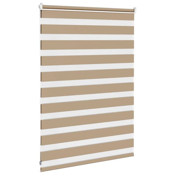 vidaXL Zebrarullgardin, 110x100 cm, Tygbredd 105,9 cm, Polyester