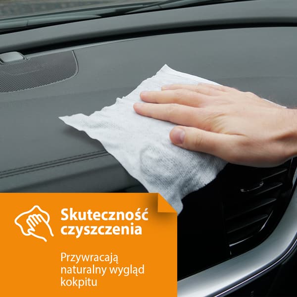 MOJE AUTO - Køkkenbilsduge, mat, vanille - 24 stk.