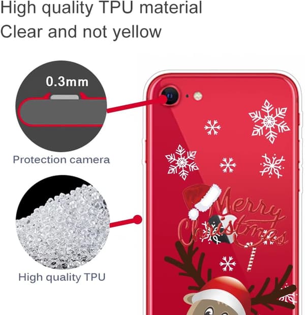 GOD JUL-SKAL TILL IPHONE SE 2020/IPHONE 7/8