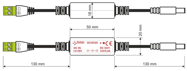 DC/DC05-pulsarmuunninmoduuli