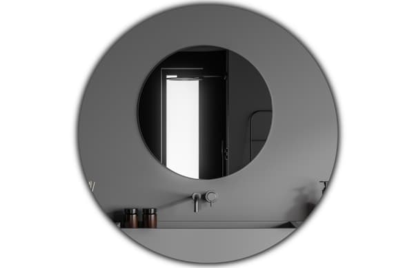 Rund klassisk väggspegel ramlös diameter 65 cm olika storlekar
