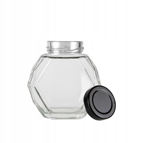 20x GUCIO glasburkar 200ml för honung, sylt, ljus, bröllopsbehållare
