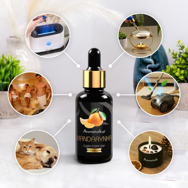 100% naturlig mandarinolja certifierad med citrusolja, 30 ml