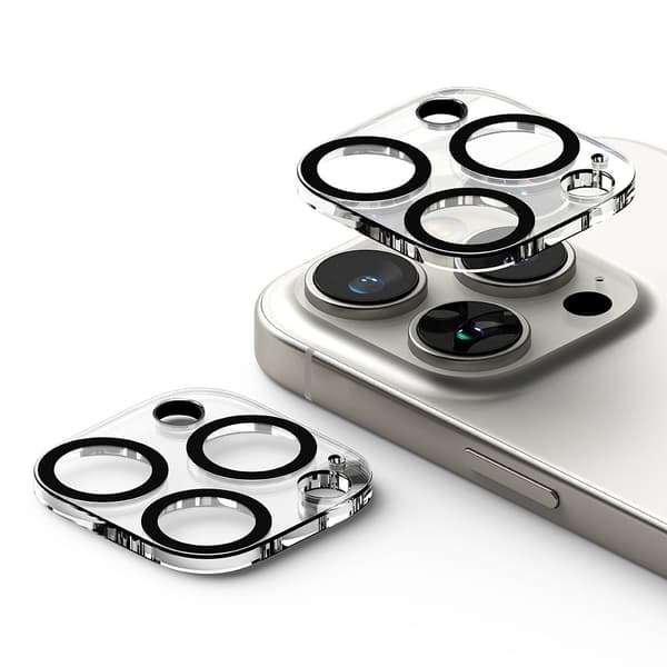 RINGKE KAMERASUOJA 2 KPL IPHONE 16 PRO / 16 PRO MAX KIRKAS